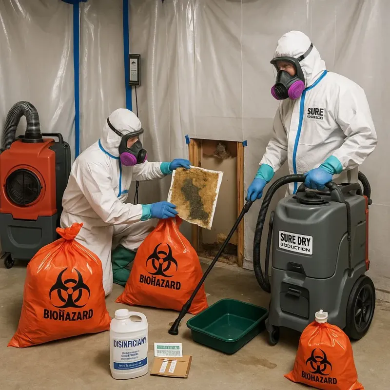 Contaminated Water Handling Protocols process in Wendell, NC