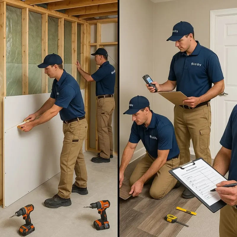 Repairs and Reconstruction process in Wendell, NC